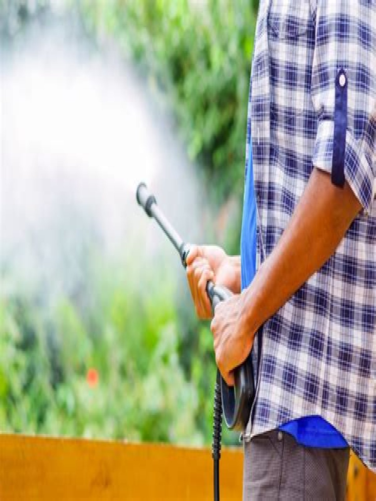 Can you pressure wash artificial grass?