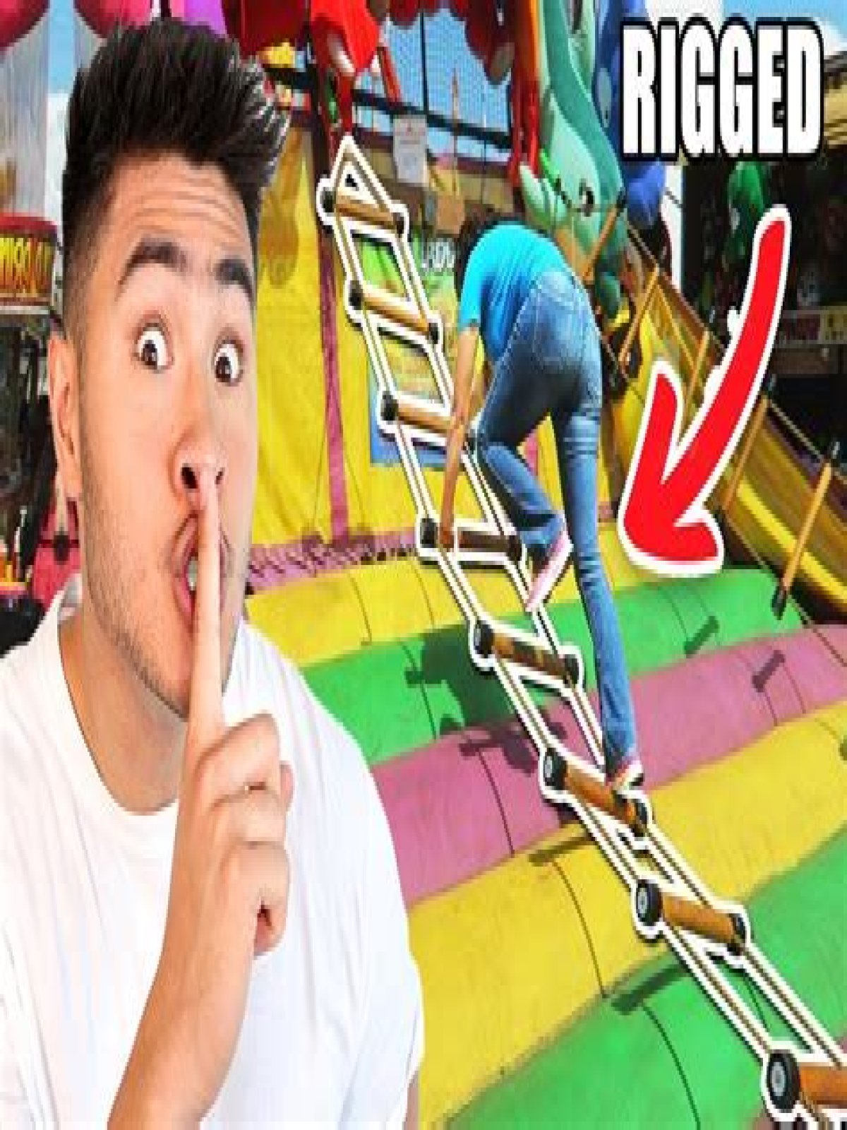 How do you beat the carnival game rigged?