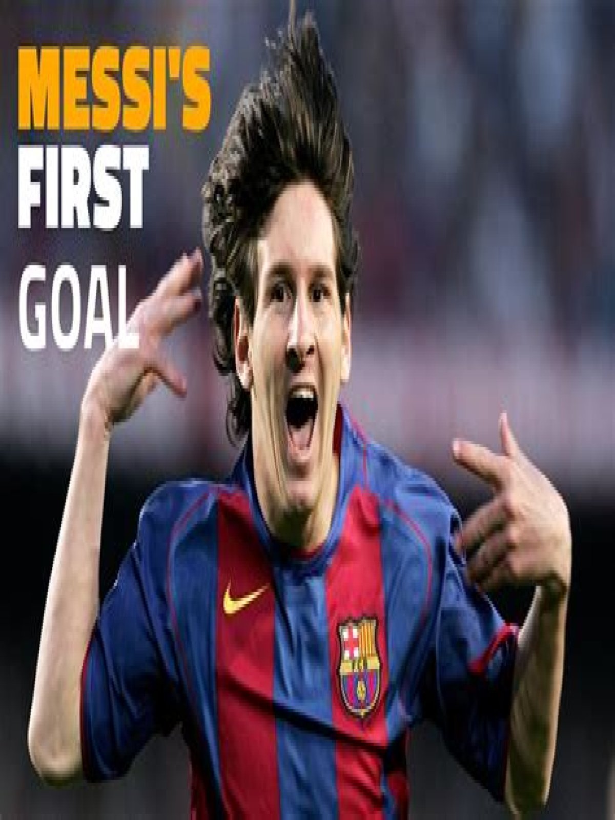 How old was Messi when he played his first game for Barcelona?