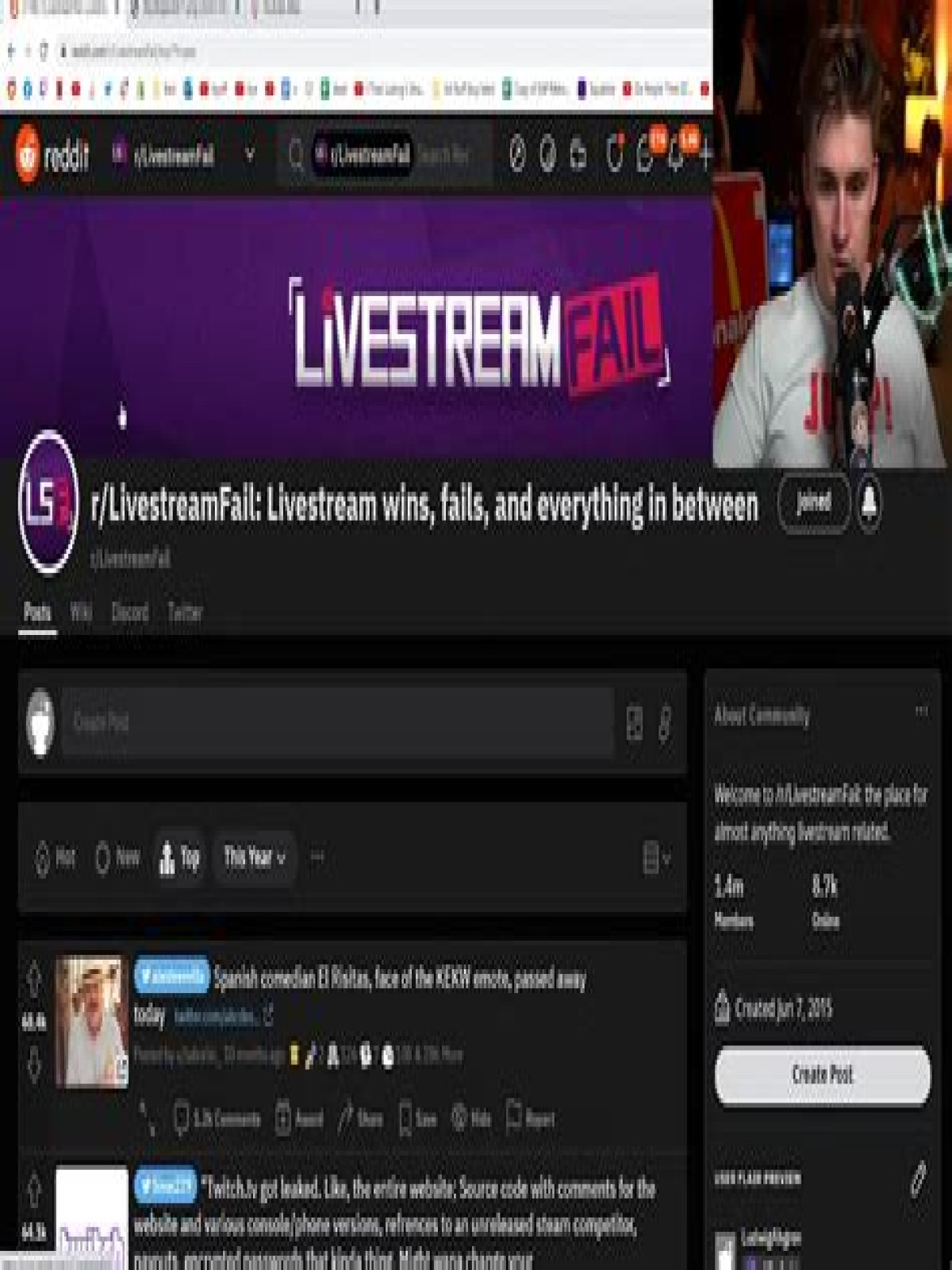 Ludwig explains why LivestreamFail subreddit is "bad" for Twitch