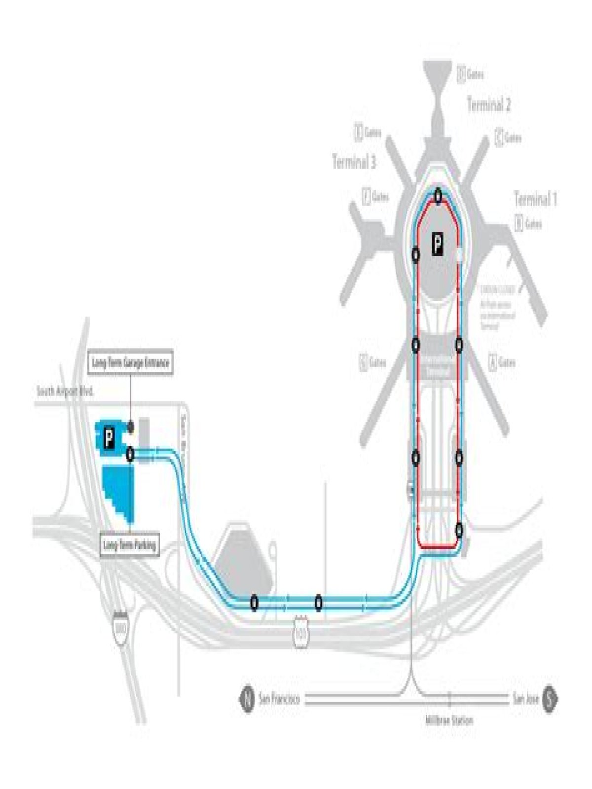 sfo long term parking