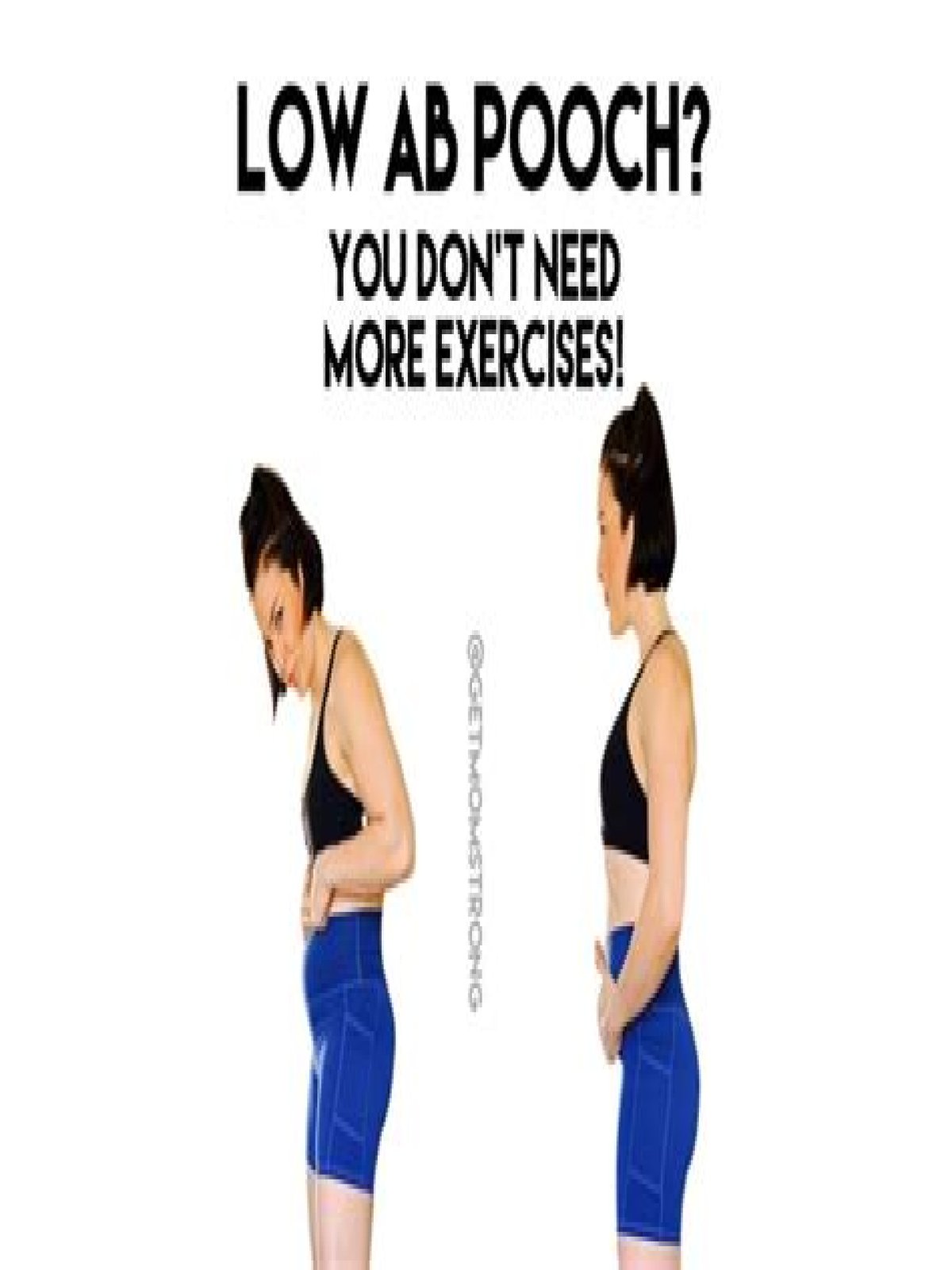 What is a belly pooch?