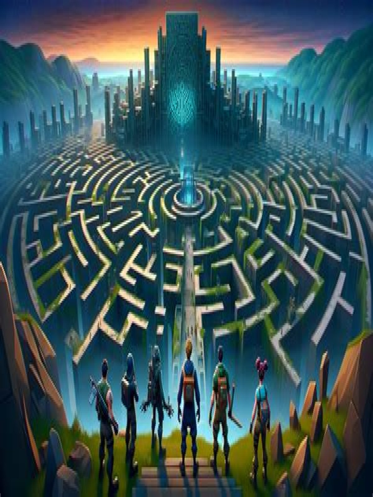 Where do you enter the toxic maze in Fortnite?