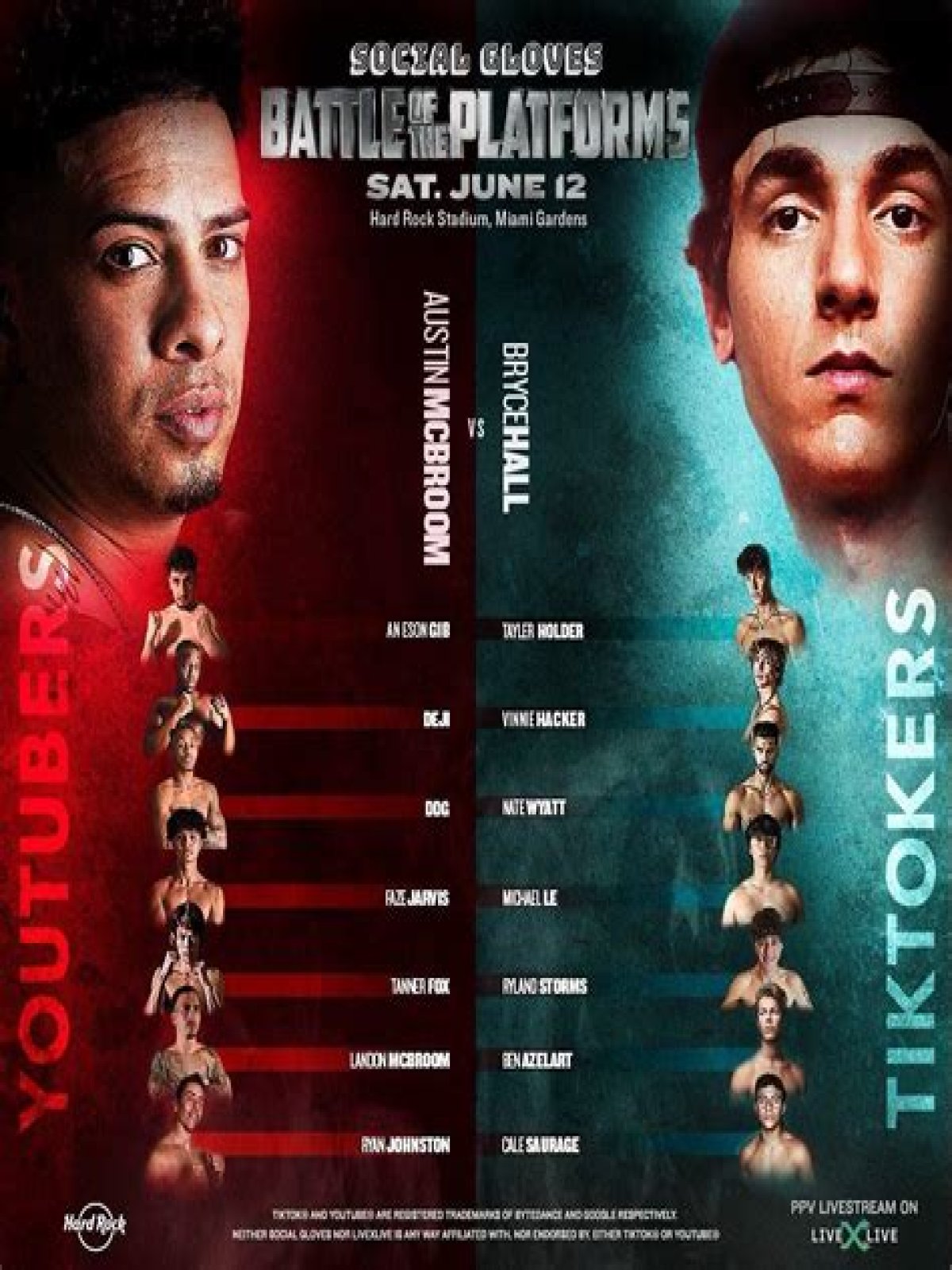 Who won YouTube vs TikTok boxing? Full results, winners, more
