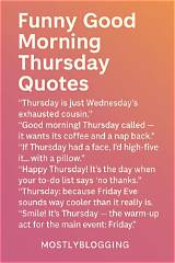 Hilarious Thursday Quotes to Brighten Your Day