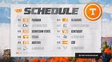 Tennessee Vols Football Schedule Faq: Game Times, Channels, and Matchup Previews