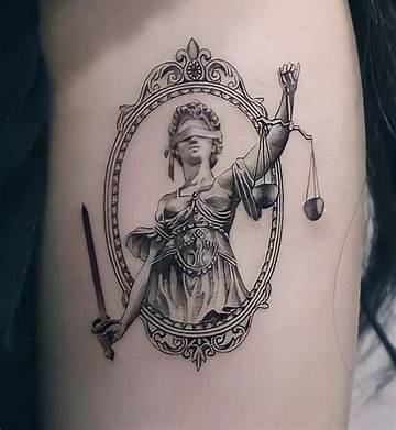 The Hidden Meaning Behind Lady Justice Tattoos: Why Millions Wear the Blindfold