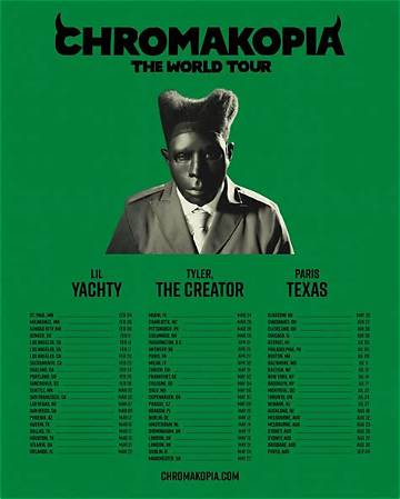Tyler, the Creator Stuns Tour Crowds: Unannounced Appearances and Massive Arena Demand
